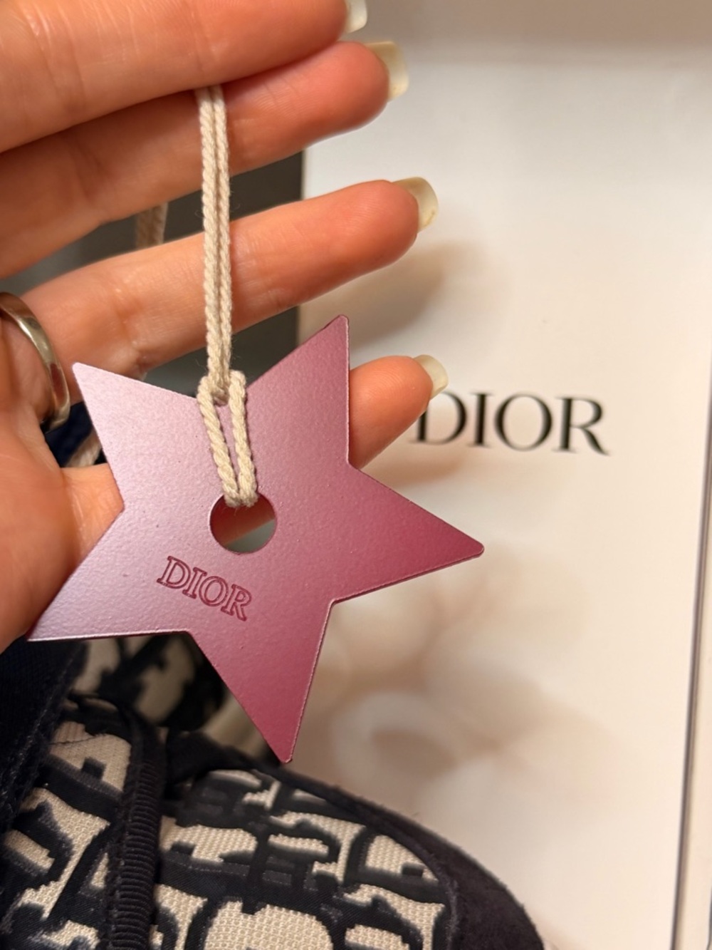 Dior Pink Star authentic Charm. NEW NO BOX! - Picture 3 of 3